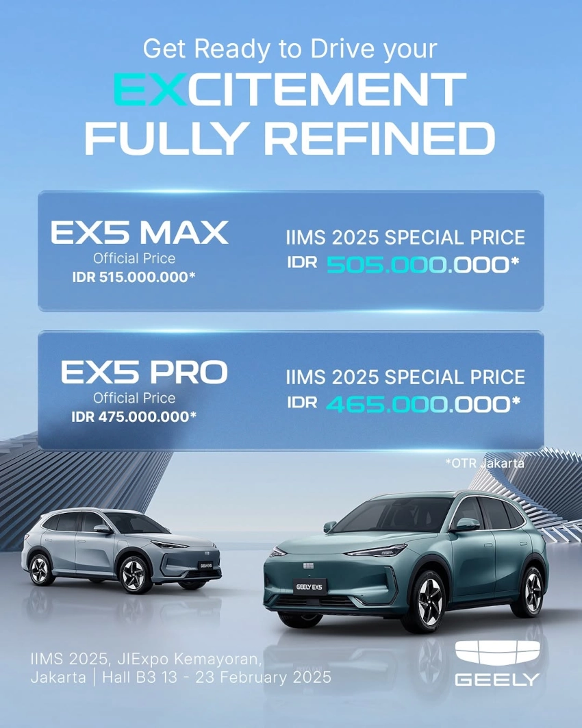 Daftar Harga Geely Jakarta per Mei 2025